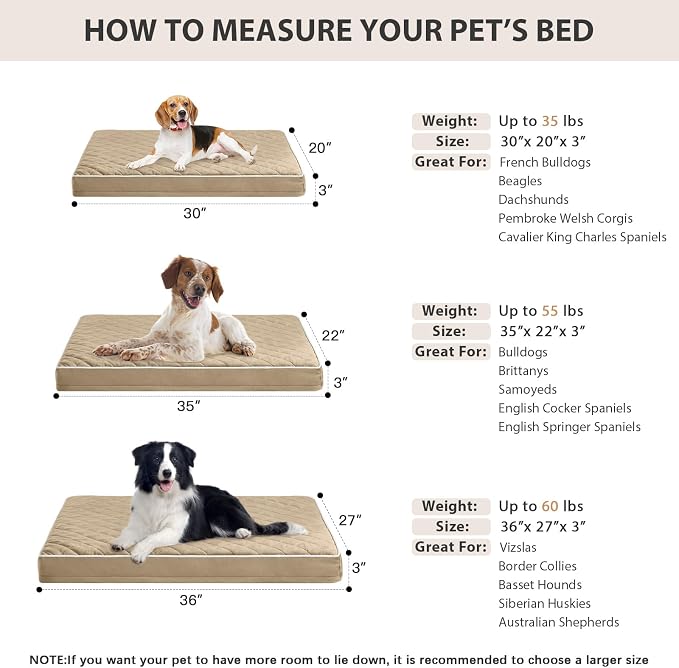WNPETHOME Orthopedic XL Dog Beds Large Sized Dog, Waterproof Extra Large Dogs - Image 5