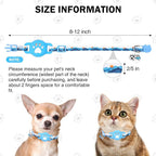 Airtag Cat Collar Breakaway, Cute GPS Cat Tracker Collars - Image 3