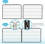 BestPet | Dog Playpen Extender | 32 Inch, 2 Panels | Heavy Duty Metal Pet - Image 4