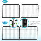 BestPet | Dog Playpen | 32 Inch, 12 Panels | Heavy Duty Metal Pet Exercise Pen - Image 5
