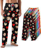 Custom Pajama Pants with Face customized PJ Pants Christmas Valentine gifts by Unknown