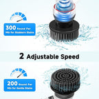 AQQA 8-in-1 Electric Aquarium Cleaning Kit IPX9 Waterproof Cordless - Image 3