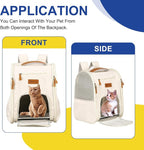 Pet Backpack Carrier, Portable and Ventilated, Oxford Cloth, Dogs Cats and - Image 5