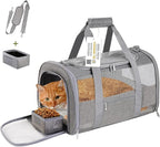Soft - Sided Pet Carrier for Cats and Small Dogs, Airline - Approved, Foldable by Unknown