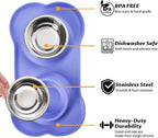 Hubulk Pet Dog Bowls 2 Stainless Steel Dog Bowl - Image 2