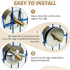 PINVNBY Natural Parrot Perch Grape Wood Bird Stand Pole Parakeet Paw Grinding - Image 6