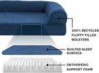 Furhaven Orthopedic Dog Bed for Medium/Small Dogs w/ Removable Bolsters & - Image 4
