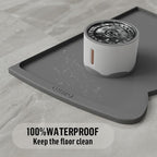 OHMO Dog Food Mat w/Residue Collection Pocket Silicone Pet Feeding Mat - Image 6