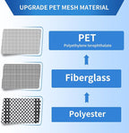 Magnetic Screen Door Upgraded PET Mesh Stronger Than Fiberglass and Polyester - Image 3
