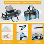 Cat Carrier Dog Carriers Airline Approved - Image 5