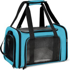 Henkelion Pet Carrier for Small Medium Cats Puppies up to 15 Lbs, Airline by Henkelion