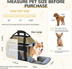 Lekereise Top-Expandable Pet Carrier 18x13x9.5 Inch Southwest Frontier Airline - Image 3