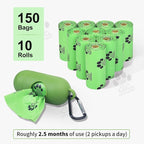 Dog Poop Bags Rolls with Dispenser 150 Count Biodegradable Poop Bags - Image 7