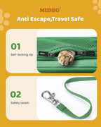 MIDOG Cat Carrier Soft for Small to Medium-Sized Cats, TSA Airline Approved - Image 4
