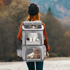 Double-Compartment Pet Carrier Backpack - Image 7