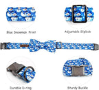 Christmas Dog Collar, Cotton Winter Dog Collars - Image 2