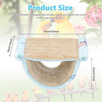 BWOGUE Winter Warm Bird Nest Bed Hanging Hammock Snuggle Hut Parrot House Tent - Image 2