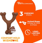 Nylabone Ergonomic Hold Wishbone Power Chew Toy - Image 4