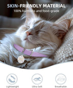 Cat Collar with Bell, Stretch Elastic Quick Release, Non Breakaway Lightweight - Image 7