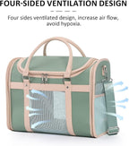 Airline Approved Pet Carrier Backpack, Waterproof PU Foldable Design - Image 6