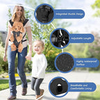 Pet Carrier Backpack, Adjustable Front Dog Carrier, Legs Out Dog Chest Carrier - Image 4