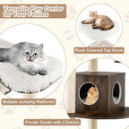 PETSITE Tall Cat Tree for Indoor Cats, 71 Inches Multi-Level Modern Cat Tower - Image 4