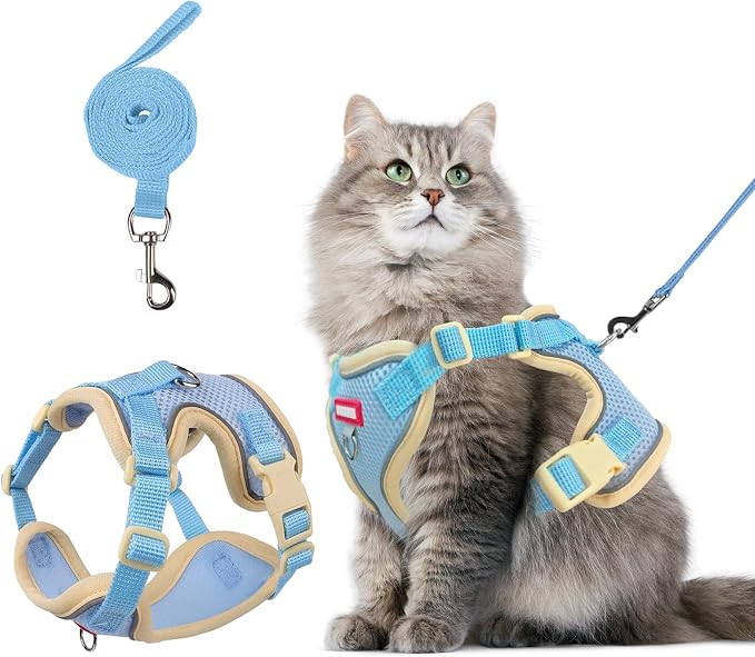 wanheart Cat Harness and Leash Set Escape-Proof Adjustable cat Leash and by Unknown