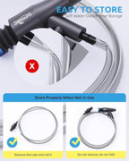 Gravel Vacuum for Aquarium, Fish Tank Cleaner Kit, Mini Manual Fishtank Vacuum - Image 5