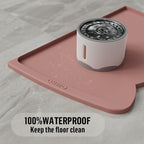 OHMO Dog Food Mat w/Residue Collection Pocket Silicone Pet Feeding Mat - Image 6