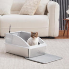 Stainless Steel Litter Box | XL Enclosed Cat Litter Boxes - Image 7