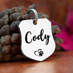 Ultra Joys Cat ID Tag Personalized Pet Tags, Durable Stainless Steel Small Pet - Image 2