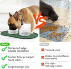KPWACD Pet Placemat for Dog and Cat, Anti-Slip Waterproof Dogs Feeding Bowl Mat - Image 3