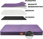 Patas Lague Orthopedic XL Dog Bed Large Sized Dog 48''X30'', Soft Waterproof - Image 4