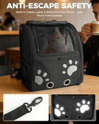 Cat Carrier Backpacks for Kitty Small Dog up to 15 lbs, Lightweight and - Image 5