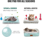Self Warming Cat Bed, Foldable Self Heated Cat Mat Extra Warm Thermal Heating - Image 2