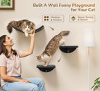 Cat Wall Shelves for Large Cats Set, Wall Mounted Climbing Shelves for Sleeping - Image 3