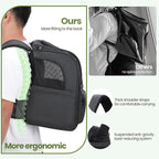 Pecute Cat Backpack Carrier, 30% Energy Saving Breathable Pet Backpack - Image 5