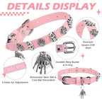 EXPAWLORER Cat Collar for Girl Boy Cats- Adjustable Leather Pet Collar - Image 3