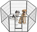 BestPet | Dog Playpen | 32 Inch, 6 Panels | Heavy Duty Metal Pet Exercise Pen | by BestPet
