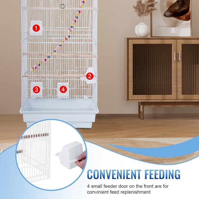 FDW 39 Inch Bird Cage Parakeet Cage - Image 3