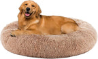 Sweetcrispy Donut Dog Bed, XL Large Round Calming Cat Bed by Sweetcrispy