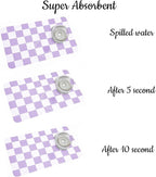 Ralxion Checkered Dog Feeding Mat, Absorbent Mats - Image 3
