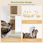 Globlazer Cat Trees and Towers for Multiple Adult Cats, 82-inch XXL Tall Cat - Image 6