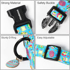 DOGWONG Easter Dog Collar, Cute Easter Egg Pet Collar Durable Holiday Girl Boy - Image 3