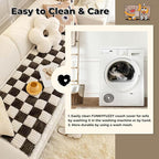 FUNNY FUZZY Pet Couch Covers for Sofa, Couch Covers for Dogs Washable Dog Couch - Image 6