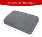 Dog Bed Covers Soft Plush Replacement Washable, Waterproof Pet Bed Liner Grey - Image 6