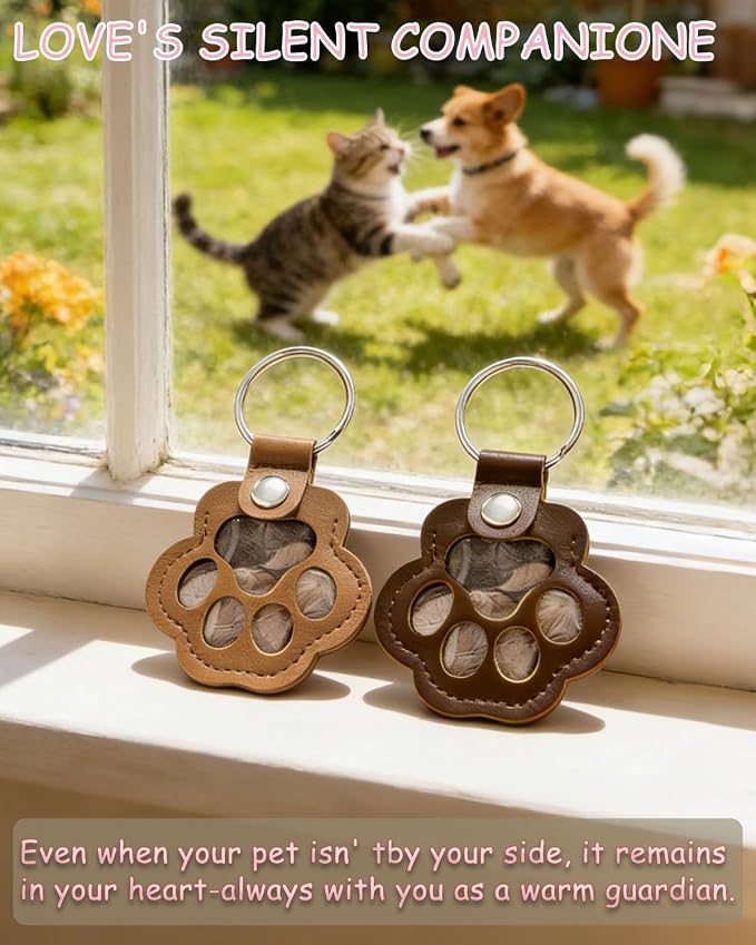 Paw Dog Hair Keychain - Image 7