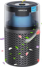 AIRROMI Pet Air Purifier for Home & Bedroom, HEPA Activated Carbon Filter by AIRROMI