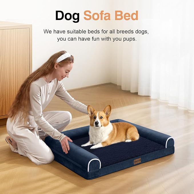 Medium Large Dog Bed Orthopedic Washable: Beds Bolster Medium Large Sized Dog - Image 3