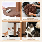 64 in Heavy Duty Cat Tree, Cat Tower - Image 8
